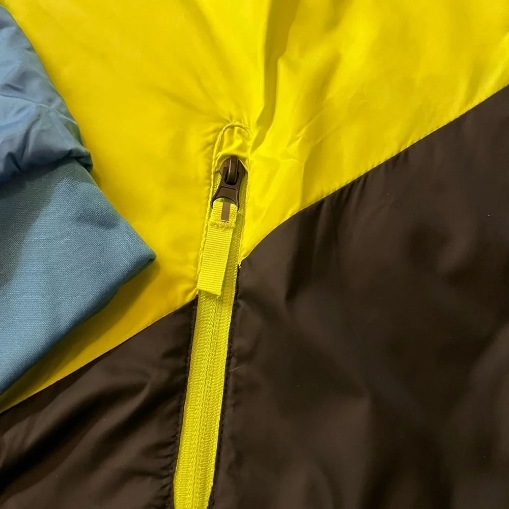 Champion Quilted Green & Blue Reversible Boys Jacket Size XL(16)